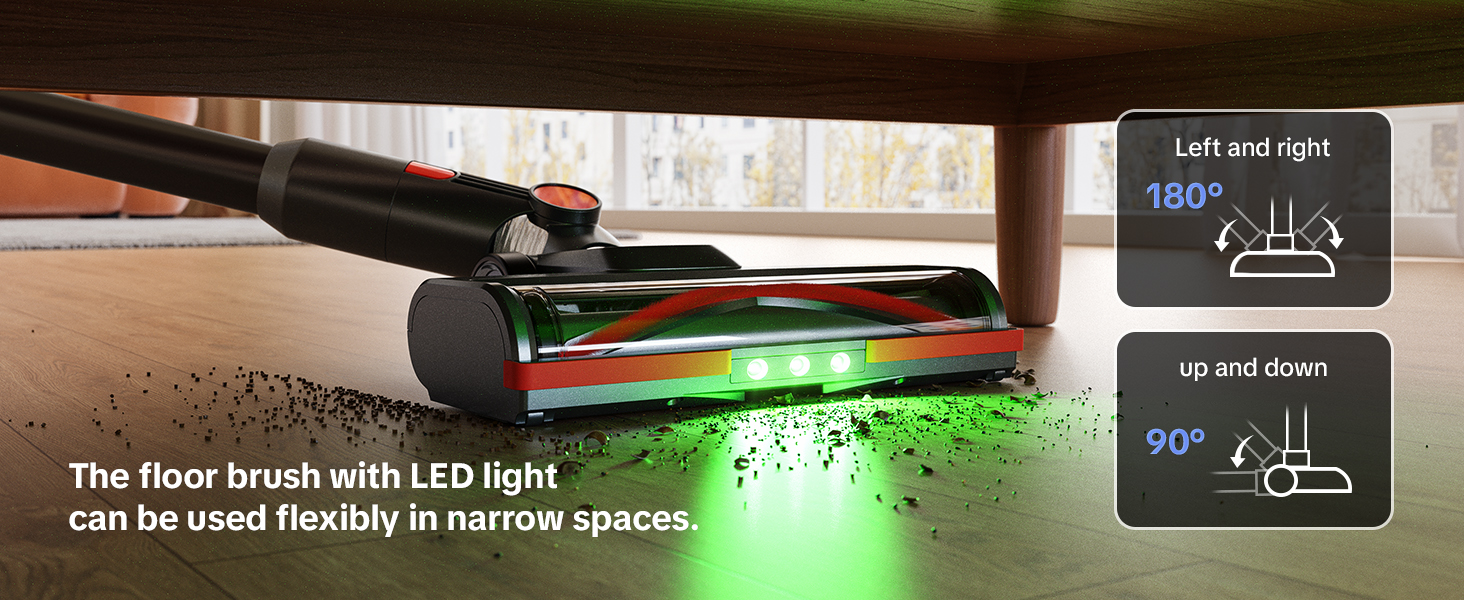 Aspirapolvere Senza Fili Anti Groviglio 30 Kpa 6 In - Italy - Foto 6